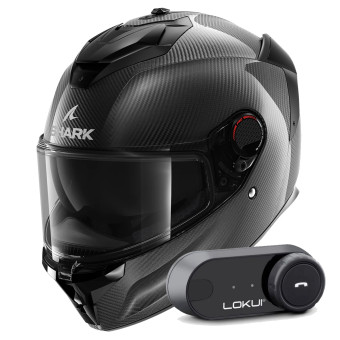 Integral Shark Spartan GT Pro Carbon Skin DAD + Kit Bluetooth Lokui K30