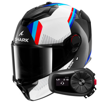 Integral Shark Spartan GT Pro Dokhta Carbon DWB + Kit Bluetooth 5S Solo