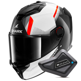 Integral Shark Spartan GT Pro Dokhta Carbon DWO + Kit Bluetooth BT Mini