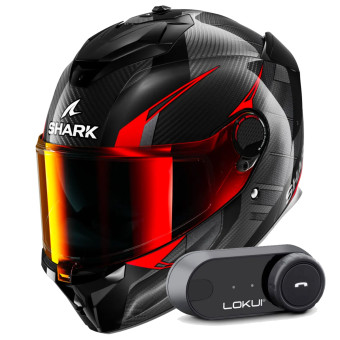 Integral Shark Spartan GT Pro Kultram Carbon DKR + Kit Bluetooth Lokui K30