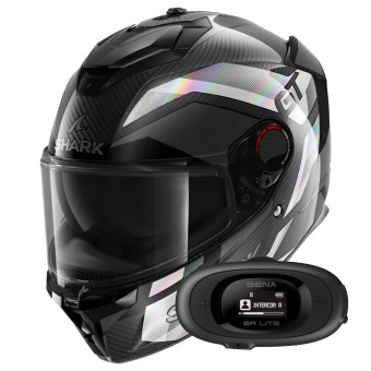 Integral Shark Spartan GT Pro Ritmo Carbon DAI + Kit bluetooth 5R Lite Solo