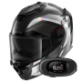 Casque Integral Shark Spartan GT Pro Ritmo Carbon DAI + Kit bluetooth 5R Lite Solo