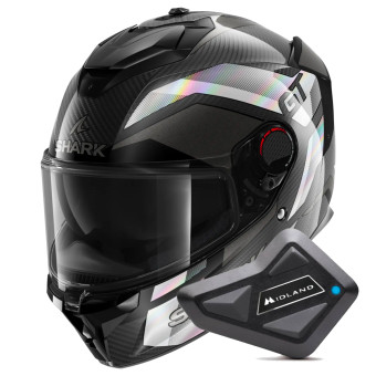 Integral Shark Spartan GT Pro Ritmo Carbon DAI + Kit Bluetooth BT Mini