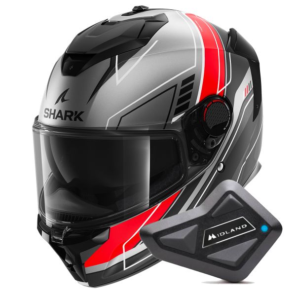 Integral Shark Spartan GT Pro Toryan Mat ARK + Kit Bluetooth BT Mini