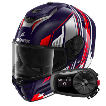 Integral Shark Spartan RS Byhron BWU + Kit Bluetooth 5S Solo