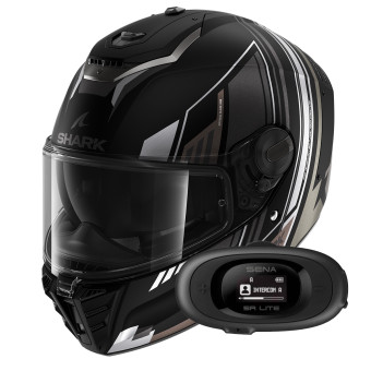 Integral Shark Spartan RS Byhron Mat KAU + Kit bluetooth 5R Lite Solo