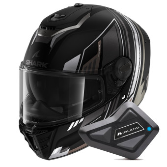 Integral Shark Spartan RS Byhron Mat KAU + Kit Bluetooth BT Mini