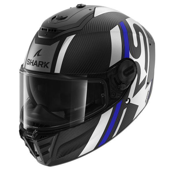 Shark Spartan RS Carbon Shawn Mat DBS + Kit bluetooth 5R Lite Solo