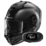 Casque Integral Shark Spartan Rs Carbon Skin Visor In The Box Carbon DAD + Kit bluetooth 5R Li