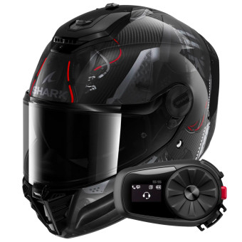 Integral Shark Spartan RS Carbon Xbot DAA + Kit Bluetooth 5S Solo