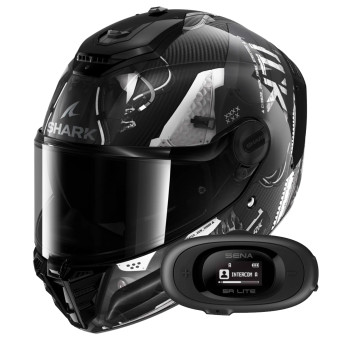 Casque Integral Shark Spartan RS Carbon Xbot DAS + Kit bluetooth 5R Lite Solo Casque Integral Shark Spartan RS Carbon Xbot DAS + Kit bluetooth 5R Lite Solo