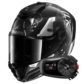 Integral Shark Spartan RS Carbon Xbot DAS + Kit Bluetooth 5S Solo