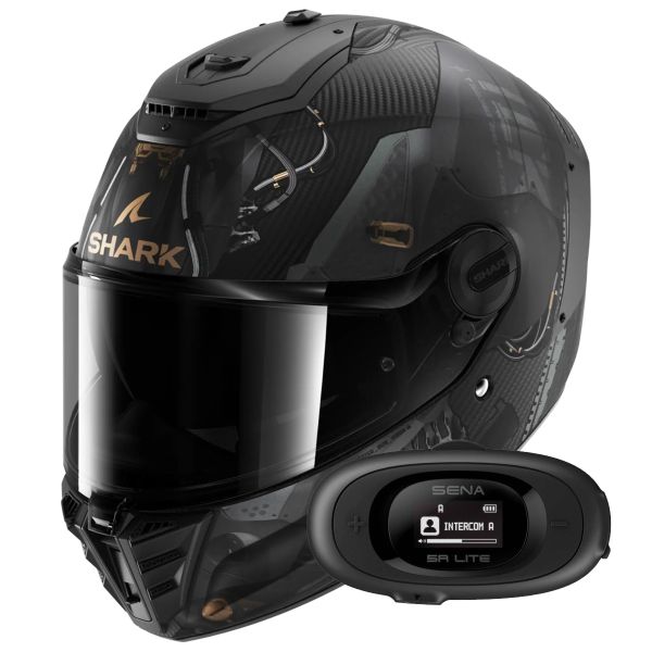 Integral Shark Spartan RS Carbon Xbot Mat DAC + Kit bluetooth 5R Lite Solo