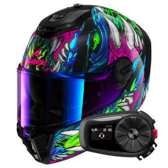 Integral Shark Spartan RS Shaytan KGV + Kit Bluetooth 5S Solo