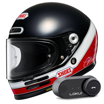 Integral Shoei Glamster 06 Abiding TC-1 + Kit Bluetooth Lokui K30