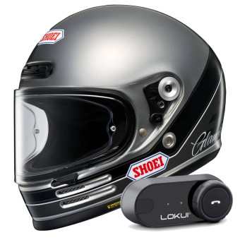 Integral Shoei Glamster 06 Abiding TC-10 + Kit Bluetooth Lokui K30
