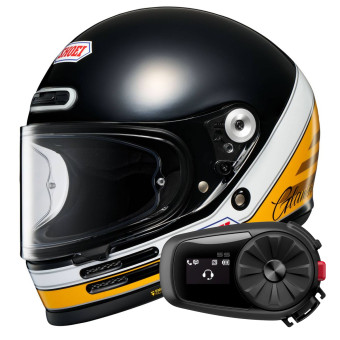 Integral Shoei Glamster 06 Abiding TC-3 + Kit Bluetooth 5S Solo