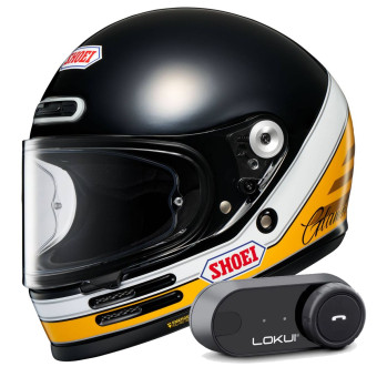 Integral Shoei Glamster 06 Abiding TC-3 + Kit Bluetooth Lokui K30