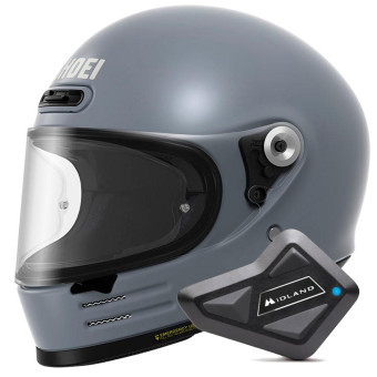 Integral Shoei Glamster 06 Basalt Grey + Kit Bluetooth BT Mini