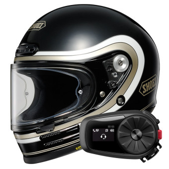 Integral Shoei Glamster 06 Bivouac TC-9 + Kit Bluetooth 5S Solo