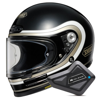 Integral Shoei Glamster 06 Bivouac TC-9 + Kit Bluetooth BT Mini