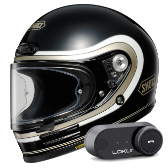 Integral Shoei Glamster 06 Bivouac TC-9 + Kit Bluetooth Lokui K30