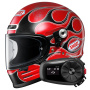 Casque Integral Shoei Glamster 06 Blast TC1 + Bluetooth Kit 5S Solo