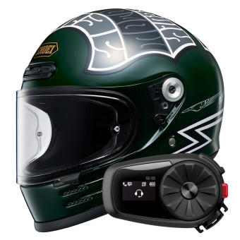 Integral Shoei Glamster 06 Heiwa Motorcycle TC-4 + Kit Bluetooth 5S Solo