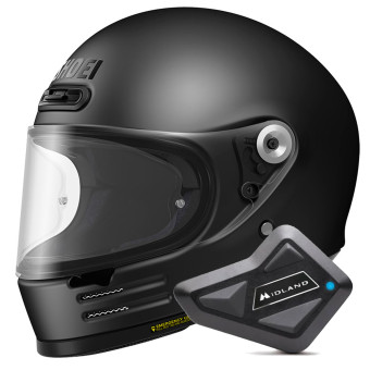 Integral Shoei Glamster 06 Matt Black + Kit Bluetooth BT Mini