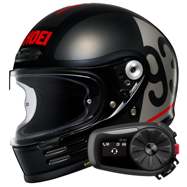 Integral Shoei Glamster 06 MM93 Collection Classic TC5 + Bluetooth Kit 5S Solo Integral Shoei Glamster 06 MM93 Collection Classic TC5 + Bluetooth Kit 5S Solo