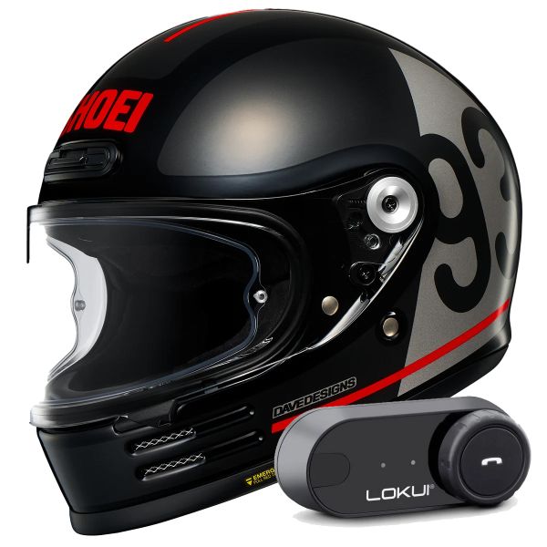 Integral Shoei Glamster 06 MM93 Collection Classic TC5 + Bluetooth-Kit Lokui K30 Integral Shoei Glamster 06 MM93 Collection Classic TC5 + Bluetooth-Kit Lokui K30