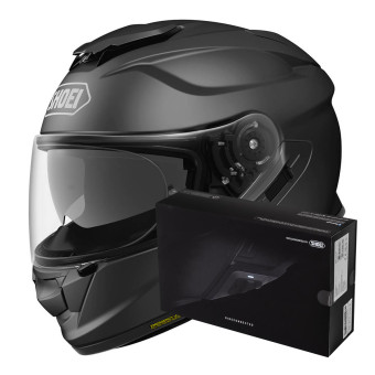 Integral Shoei GT-AIR 2 Matt Black + Intercom Sena SRL-Mesh