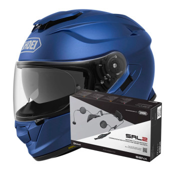 Integral Shoei GT-AIR 2 Matt Blue + Intercom Sena SRL-02