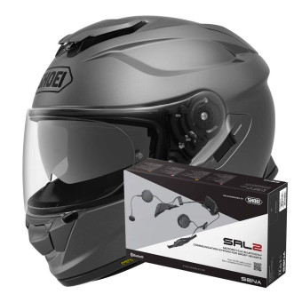 Integral Shoei GT-AIR 2 Matt Deep Grey + Intercom Sena SRL-02