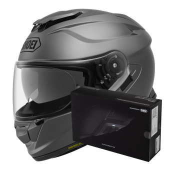 Integral Shoei GT-AIR 2 Matt Deep Grey + Intercom Sena SRL-Mesh