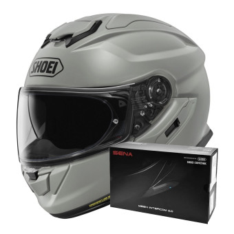 Casque Integral Shoei GT-Air 3 Chalk Grey + Intercom Sena SRL-03 Casque Integral Shoei GT-Air 3 Chalk Grey + Intercom Sena SRL-03