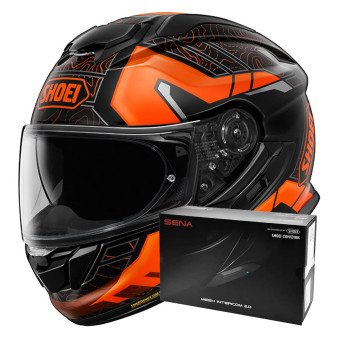 Casque Integral Shoei GT-Air 3 Hike TC-8 + Intercom Sena SRL-03 Casque Integral Shoei GT-Air 3 Hike TC-8 + Intercom Sena SRL-03