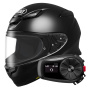 Casque Integral Shoei NXR2 Black + Bluetooth Kit 5S