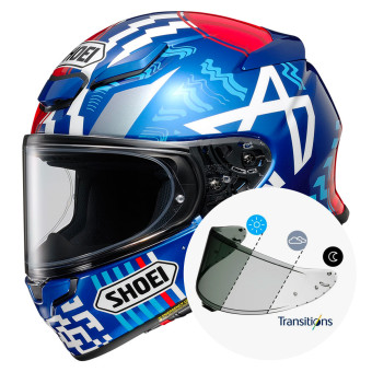 Integral Shoei NXR2 Diggia TC-10 + Fotochrom Visier