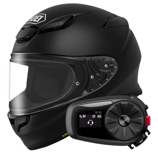 Integral Shoei NXR2 Matt Black + Bluetooth Kit 5S