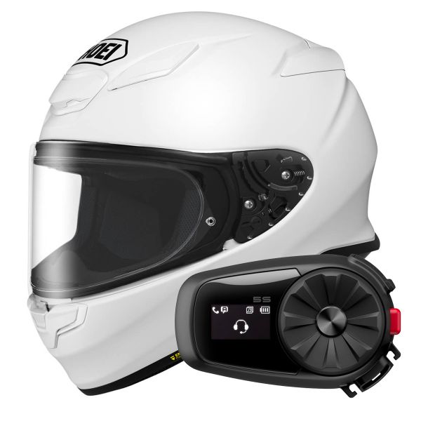 Integral Shoei NXR2 Weiß + Bluetooth-Kit 5S Integral Shoei NXR2 Weiß + Bluetooth-Kit 5S