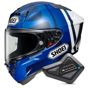 Integral Shoei X-SPR Pro A. Marquez 73 V2 TC-2 + Kit Bluetooth BT Mini