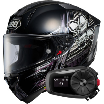 Casque Integral Shoei X-SPR Pro Cross Logo TC5 + Kit Bluetooth 5S Solo Casque Integral Shoei X-SPR Pro Cross Logo TC5 + Kit Bluetooth 5S Solo