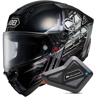 Casque Integral Shoei X-SPR Pro Cross Logo TC5 + Kit Bluetooth BT Mini Casque Integral Shoei X-SPR Pro Cross Logo TC5 + Kit Bluetooth BT Mini