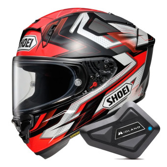 Integral Shoei X-SPR Pro Escalate TC-1 + Kit Bluetooth BT Mini