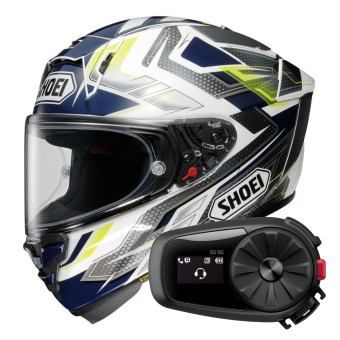 Casque Integral Shoei X-SPR Pro Escalate TC-2 + Kit Bluetooth 5S Solo Casque Integral Shoei X-SPR Pro Escalate TC-2 + Kit Bluetooth 5S Solo