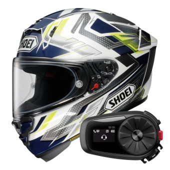 Integral Shoei X-SPR Pro Escalate TC-2 + Kit Bluetooth 5S Solo