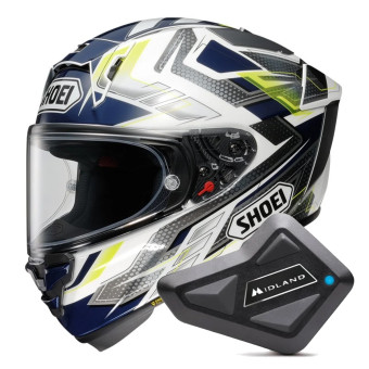 Casque Integral Shoei X-SPR Pro Escalate TC-2 + Kit Bluetooth BT Mini Casque Integral Shoei X-SPR Pro Escalate TC-2 + Kit Bluetooth BT Mini