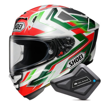 Integral Shoei X-SPR Pro Escalate TC-4 + Kit Bluetooth BT Mini