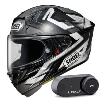 Integral Shoei X-SPR Pro Escalate TC-5 + Kit Bluetooth Lokui K30